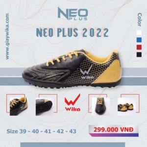 Giày Bóng Đá Wika Neo Plus Đen