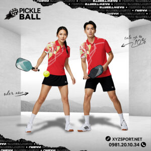 Đồ Tập Pickleball Phong Cách Mã PKX-64 - Màu Đỏ Rực