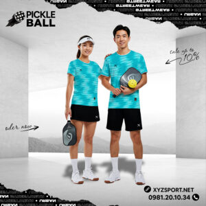 Áo Thun Pickleball Màu Xanh Ya Mã PKX-23 – Năng Động Và Thoáng Mát