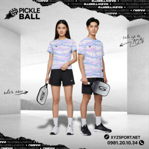 Áo Thun Thể Thao Pickleball Nam Nữ Màu Pastel PKX-26