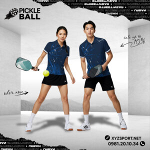 Áo Thể Thao Pickleball Tím Than PKX-66 - Phong Cách Mới Mẻ Và Năng Động