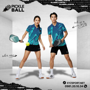 Bộ Quần Áo Pickleball PKX-27 Phối Màu Xanh Năng Động