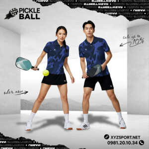 Trang Phục Pickleball Thiết Kế Mã PKX-61 Màu Tím Than Hiện Đại