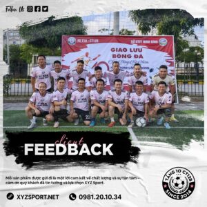 Áo Đá Banh Đồng Phục Trắng Phối Hồng Nhạt - XYZ Sport