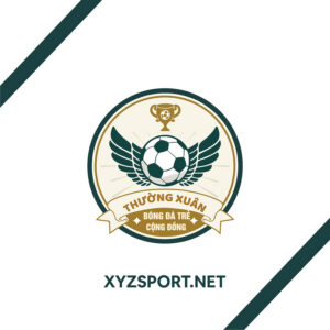Logo Thường Xuân | Bóng Đá Trẻ Cộng Đồng – Phiên Bản Màu Xanh Liver Truyền Cảm Hứng
