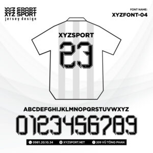 Font XYZFONT-04 Cá Tính,Chuyên Nghiệp