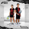 Áo Pickleball Thiết Kế Giới Hạn Mã PKX-51 - Đen Đỏ Năng Động