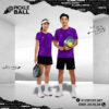 Áo Pickleball Phong Cách Thời Trang Unisex Tím Neon PKX-17