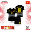 Áo Đá Bóng VIETNAM Training Màu Đen Huyền Bí
