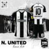 Mẫu Áo Newcastle United Sân Nhà – Trắng Đen Cá Tính