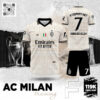 Áo Training AC Milan 2025 Phiên Bản Màu Kem - Sang Trọng Và Tinh Tế
