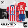 Áo Bóng Đá Atlentico Home Kit 2024 Màu Đỏ Thanh Lịch Và Mạnh Mẽ