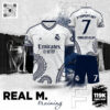 Quần Áo Real Madrid Training Màu Trắng - Họa Tiết Rồng Độc Đáo