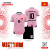 Áo Đấu Thể Thao Màu Hồng Nhạt – Họa Tiết Trống Đồng Nổi Bật | VIETNAM Training 07