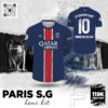 Áo Đấu PSG Sân Nhà Tím Than - Mẫu Home Kit 2025
