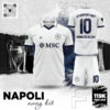 Áo Đấu Napoli Away 2024 - Trắng Tuyết Lịch Lãm
