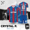 Áo Bóng Đá Crystal P. Home Kit Màu Xanh Bích Năng Động