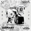 Áo Đấu Germany Training Kit Màu Trắng – Bộ Đồ Tập Luyện Cao Cấp Đậm Chất Đức