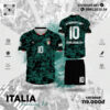 Bộ Đồ Đá Banh Italia Training Kit Màu Đen Cá Tính Và Chuẩn Ý