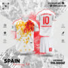 Áo Tập Luyện Đội Tuyển Tây Ban Nha Trắng - Spain Training Kit