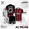 Áo Đấu AC Milan Sân Nhà Mùa Giải 2025-2026 Màu Đỏ Đen Truyền Thống