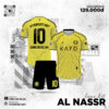 Mẫu Áo Đấu Al Nassr Home Kit 25-26 Màu Vàng