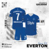 Everton Home Kit 25/26 Màu Xanh Bích Năng Động