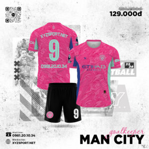 Bộ Đồ Áo Đấu Man City 2025/2026 Màu Hồng Nổi Bật