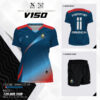 Thiết Kế Áo Bóng Chuyền V150 Màu Xanh Atletico Cá Tính