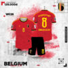 Quần Áo Thi Đấu Màu Đỏ BELGICA 2026-27 Home - Năng Lượng Và Đẳng Cấp Thể Thao