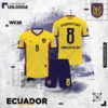 Áo Đấu Ecuador Sân Nhà 2026-27 Màu Vàng Đậm Chất Thể Thao Cao Cấp