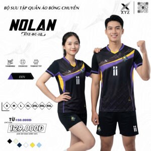 Quần Áo Bóng Chuyền XYZ BC-10 Màu Đen – Mạnh Mẽ, Thời Thượng Và Năng Động