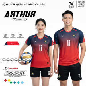 Ra Mắt Áo Bóng Chuyền XYZ BC-11 Màu Đỏ – Năng Lượng Bứt Phá