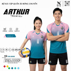 Quần Áo Bóng Chuyền XYZ BC-11 Màu Xanh Lý – Năng Động, Thoáng Mát, Thiết Kế Trẻ Trung