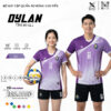 Áo Bóng Chuyền XYZ BC-12 Màu Tím Gradient Năng Động