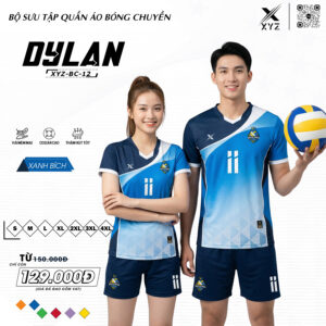 Áo Bóng Chuyền XYZ BC-12 Màu Xanh Bích – Năng Động Và Hiện Đại