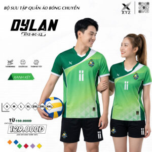 Quần Áo Bóng Chuyền XYZ BC-12 Màu Xanh Két – Năng Động, Hiện Đại