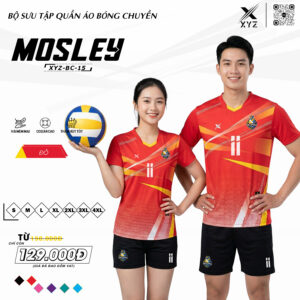 Áo Bóng Chuyền XYZ BC-15 Đỏ – Nổi Bật Cùng Đam Mê Vận Động