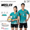 Áo Bóng Chuyền MOSLEY XYZ-BC-15 Màu Xanh Real  Năng Động