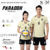 Mẫu Áo Bóng Chuyền XYZ BC-16 Màu Kem – Đẳng Cấp Trang Nhã, Chuẩn Phong Cách Thể Thao